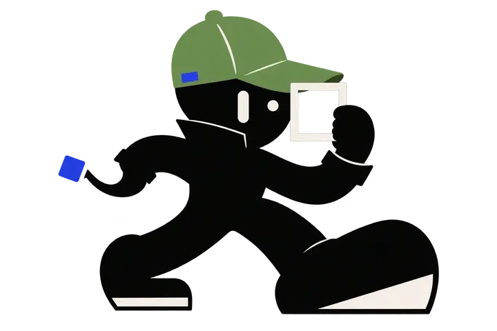 Frame Runner carrying a viewfinder